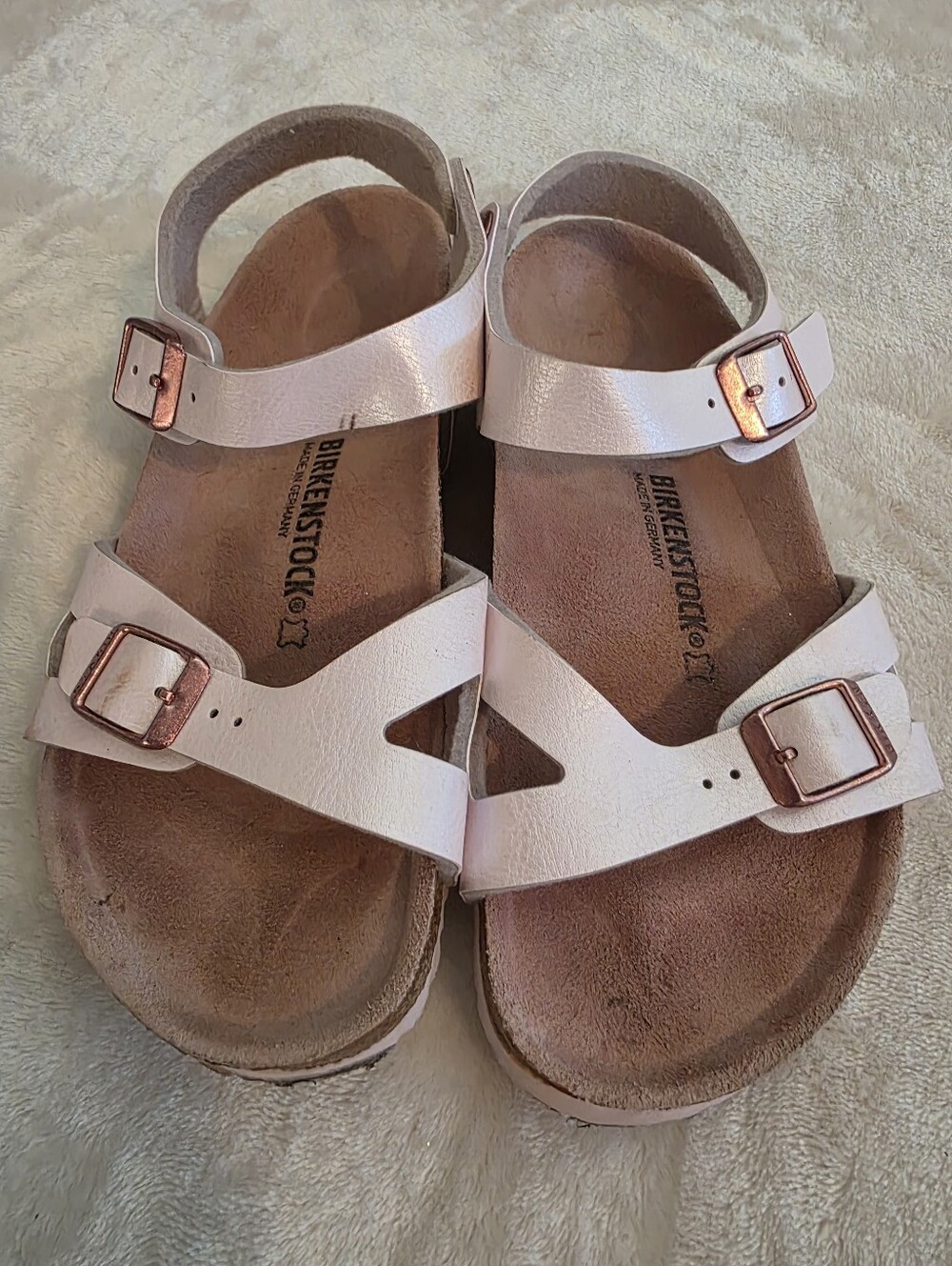 Birkenstock Women’s Pink Leather Sandals